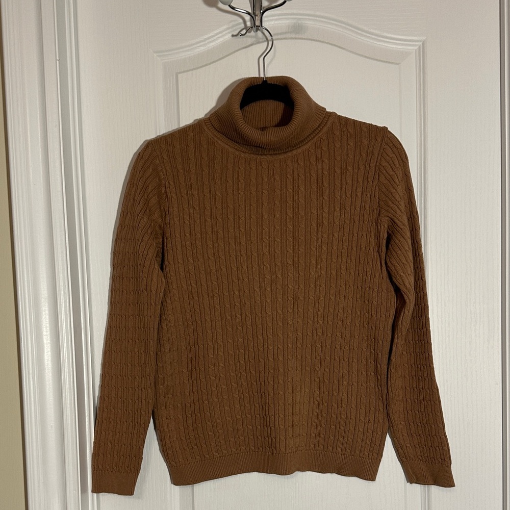 Parkhurst cotton Tan Knit Sweater